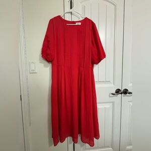 Elegant Red Women's Dress